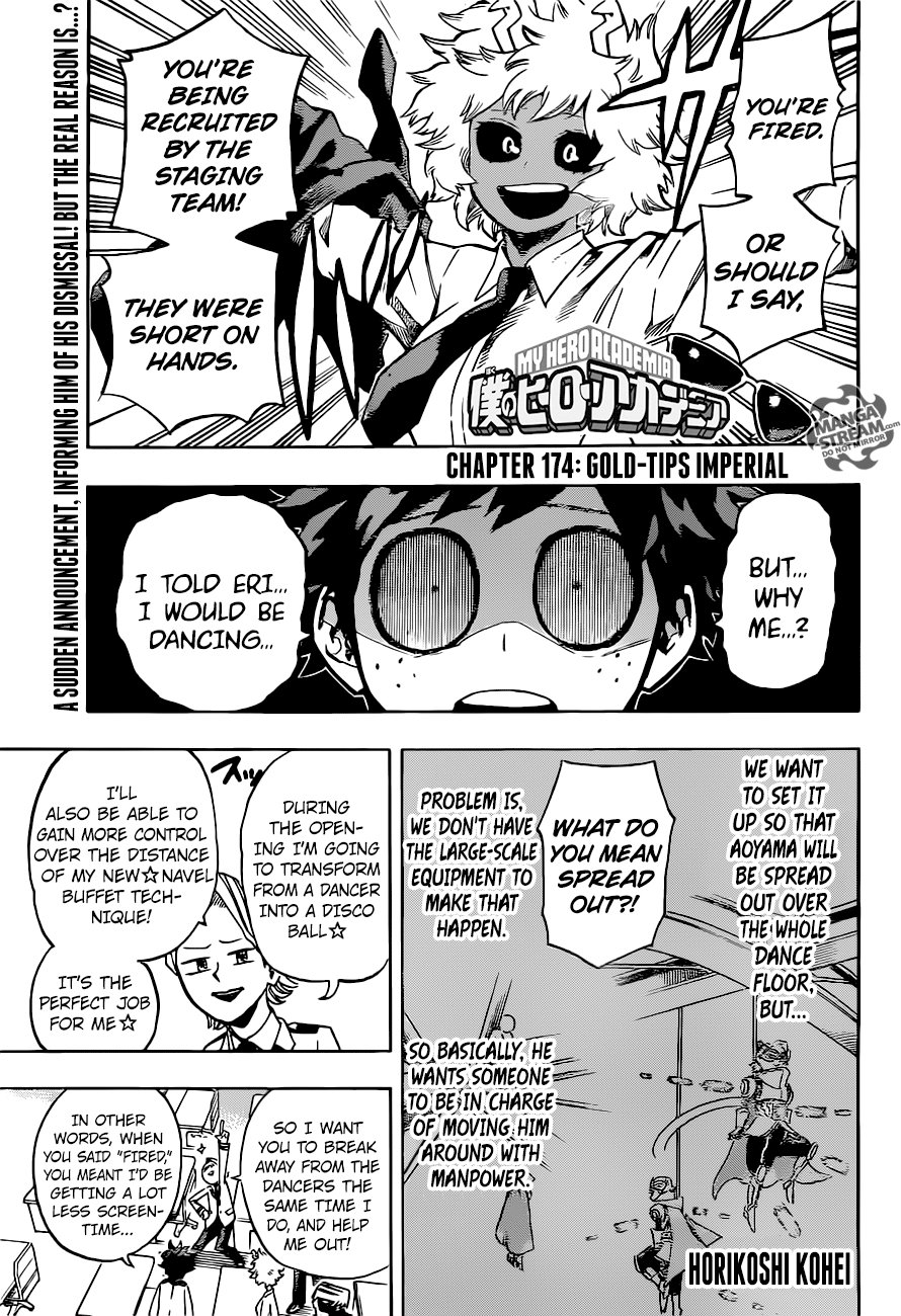 Boku no Hero Academia chapter 199 page 1