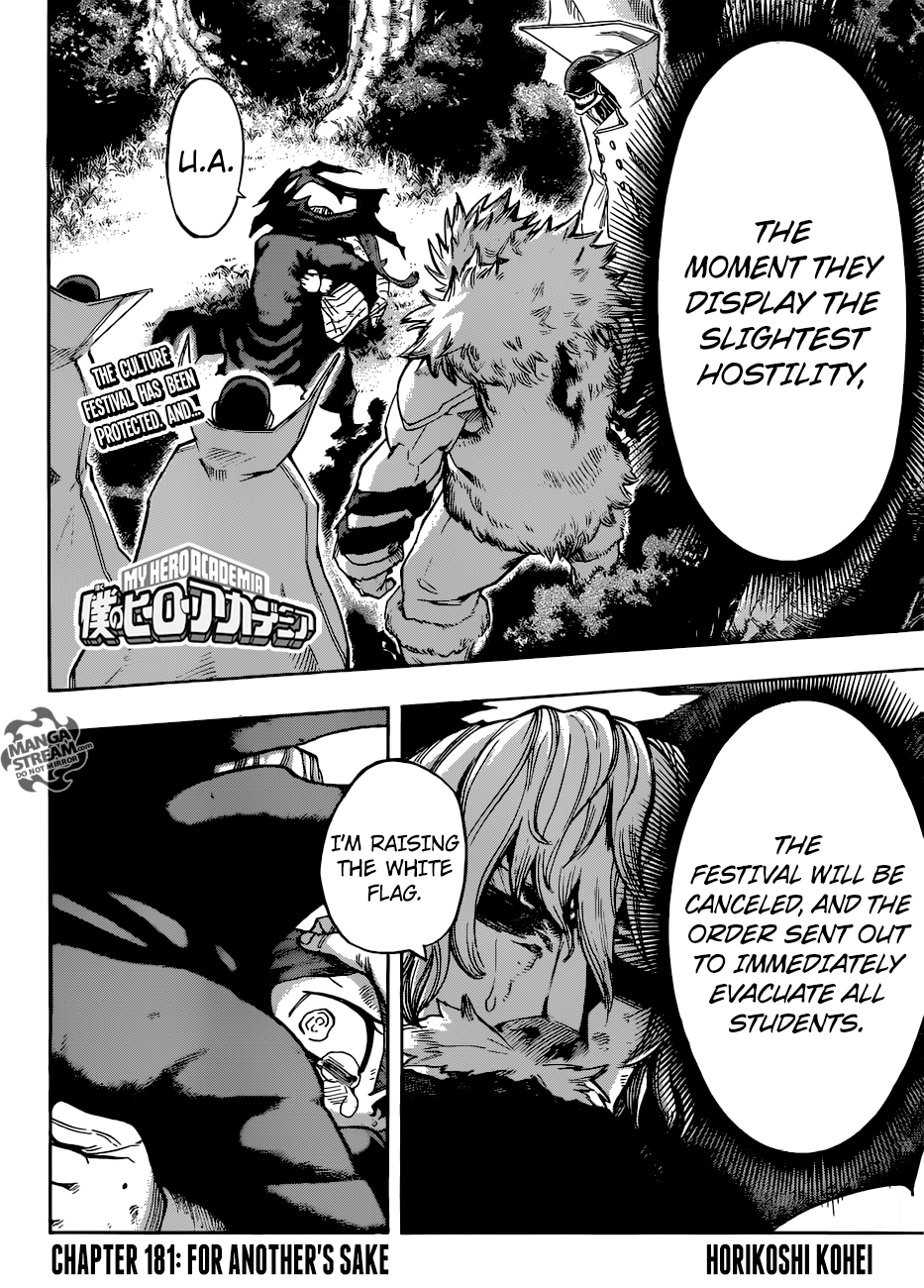 Boku no Hero Academia chapter 206 page 3