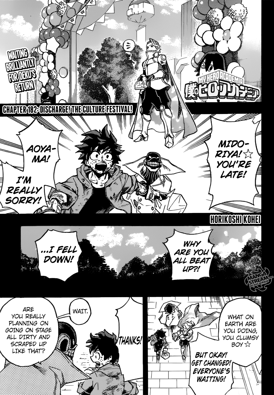 Boku no Hero Academia chapter 207 page 1