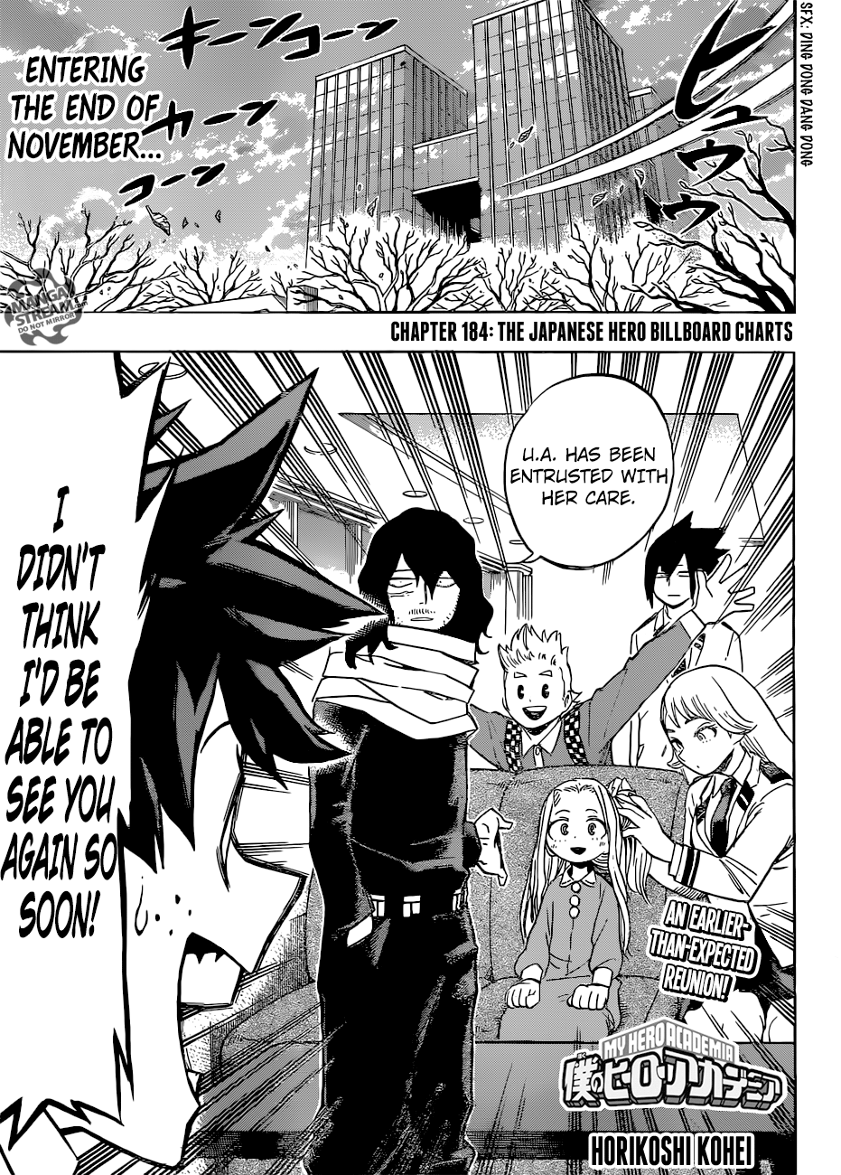 Boku no Hero Academia chapter 209 page 1