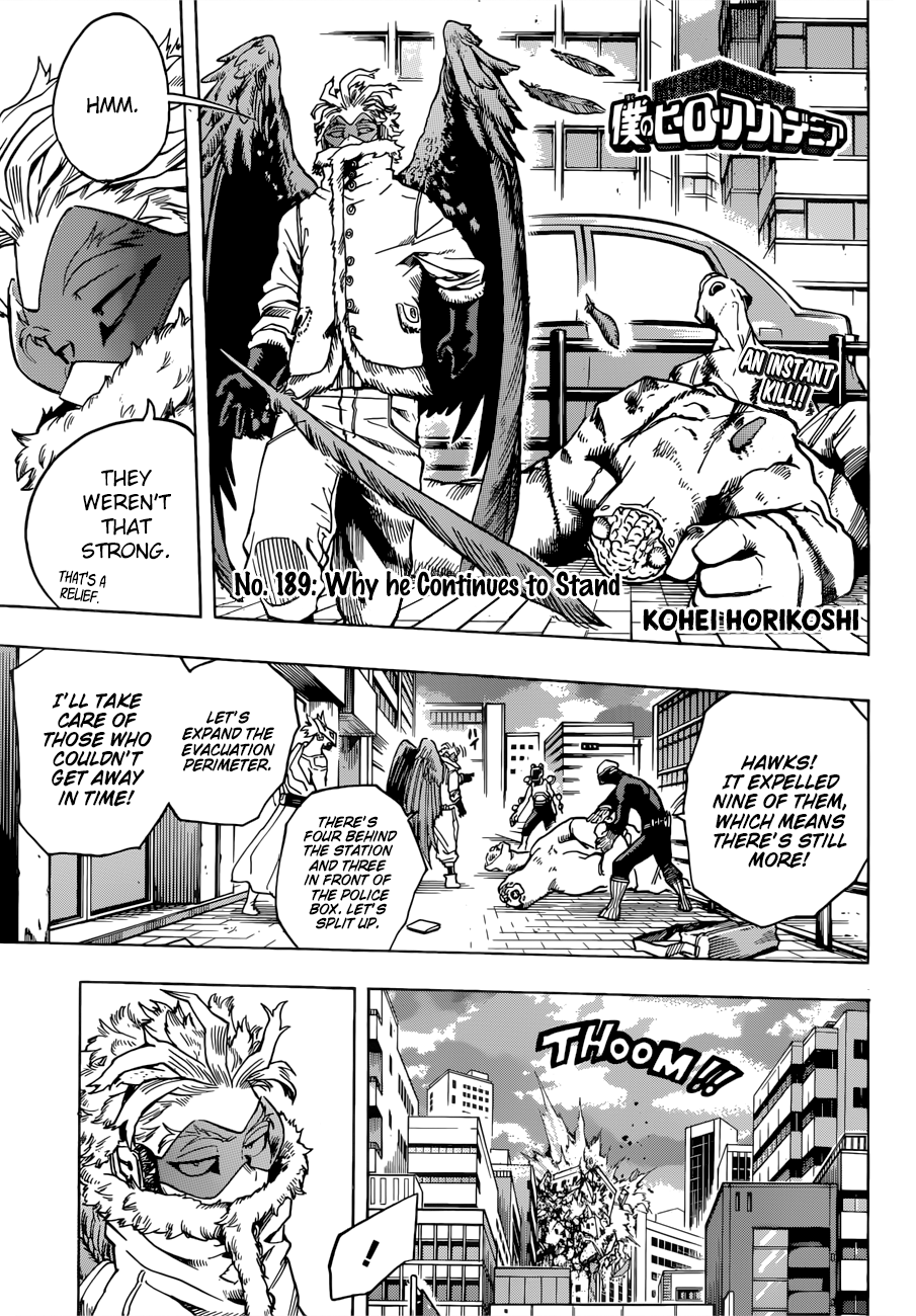 Boku no Hero Academia chapter 215 page 1