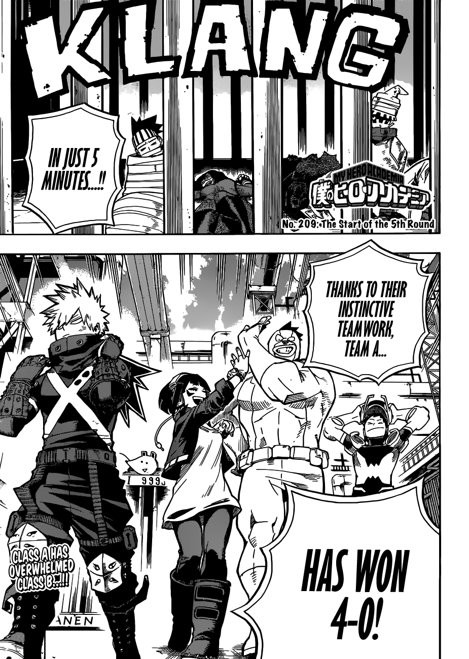Boku no Hero Academia chapter 237 page 1