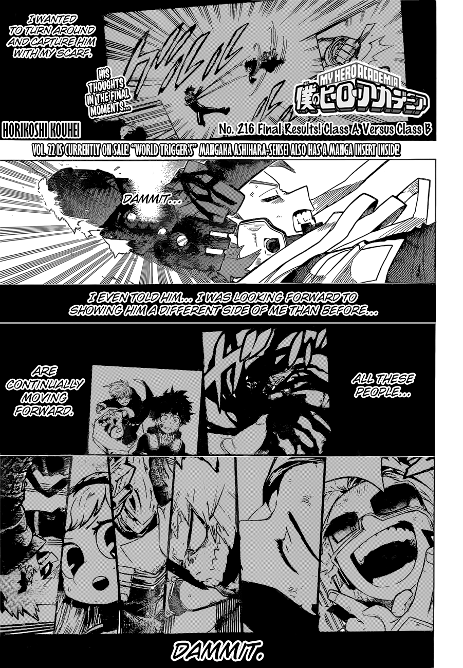 Boku no Hero Academia chapter 244 page 1