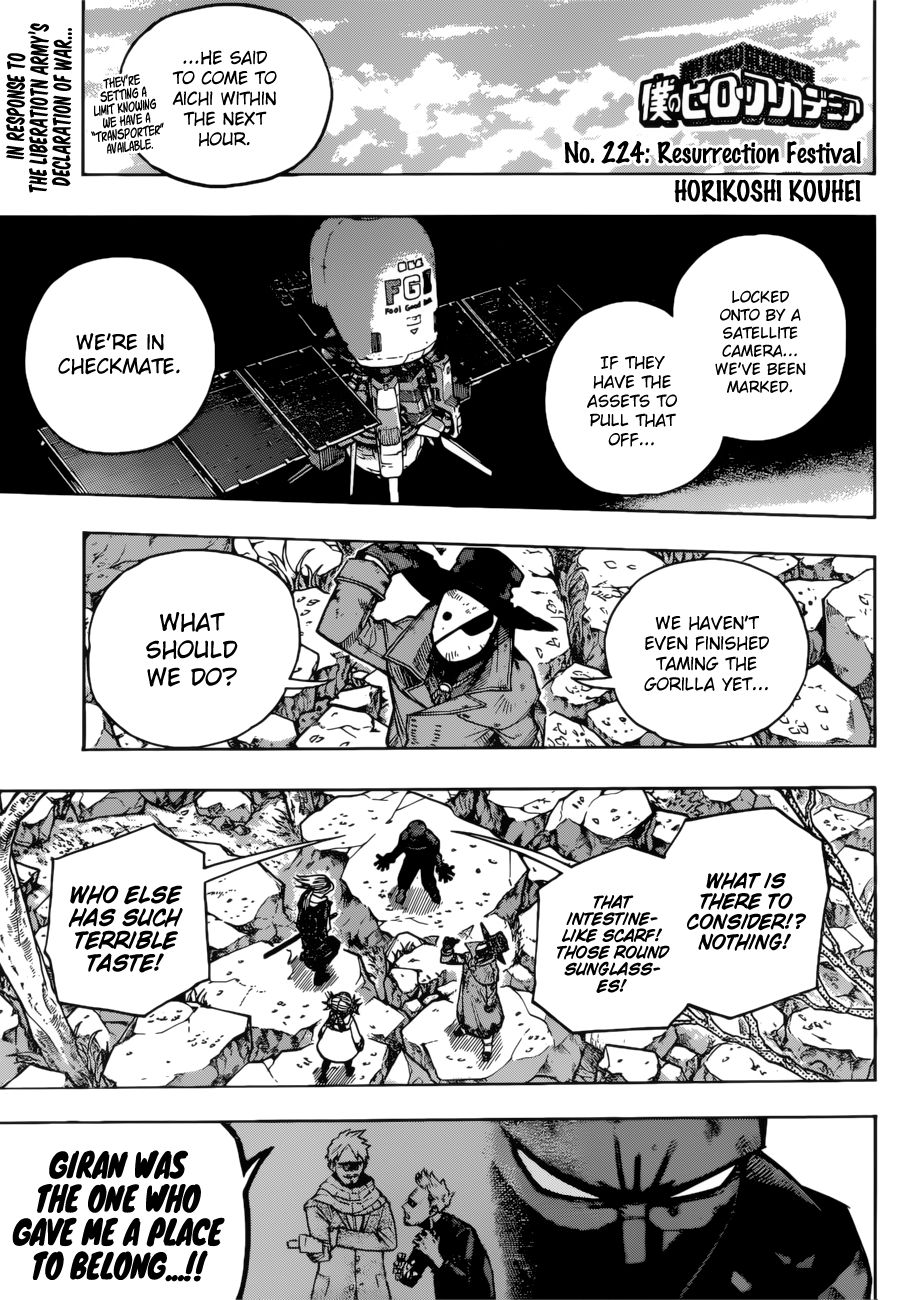 Boku no Hero Academia chapter 252 page 1