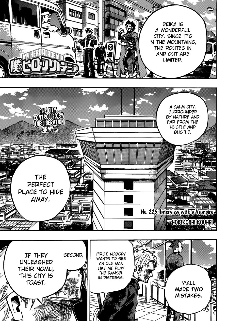 Boku no Hero Academia chapter 253 page 1