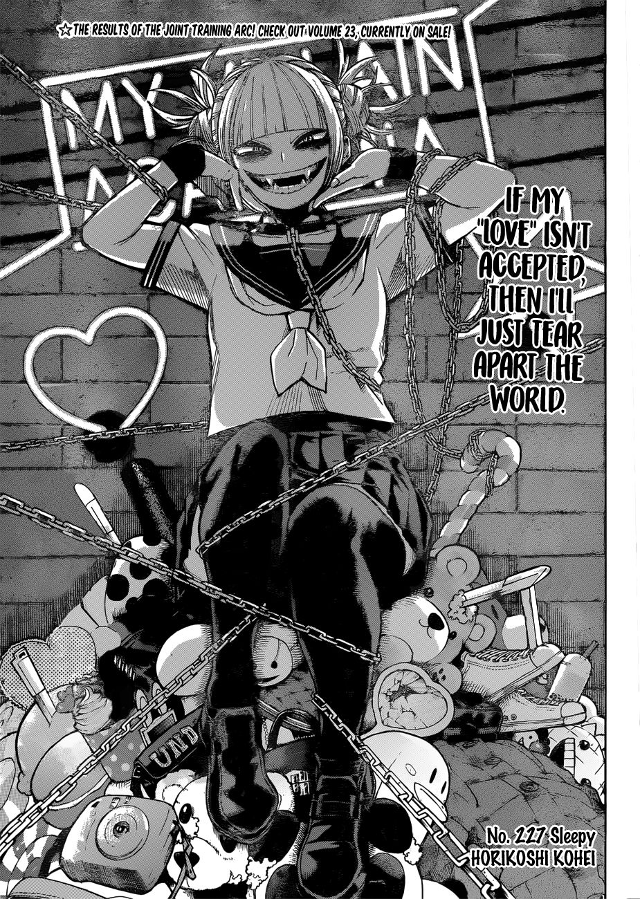 Boku no Hero Academia chapter 255 page 1