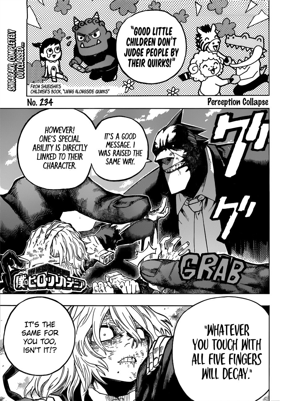 Boku no Hero Academia chapter 262 page 1