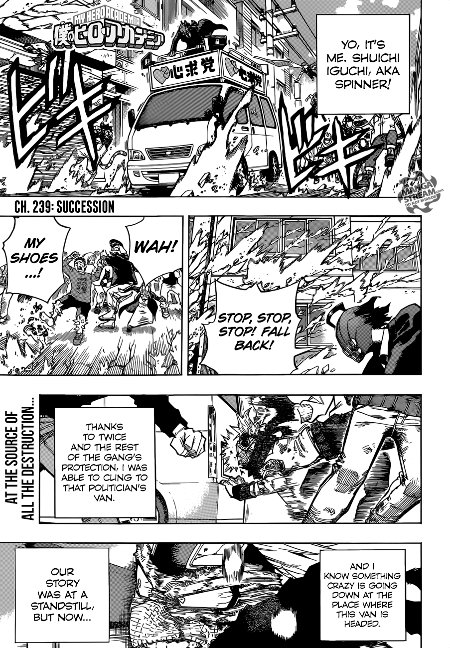 Boku no Hero Academia chapter 267 page 1