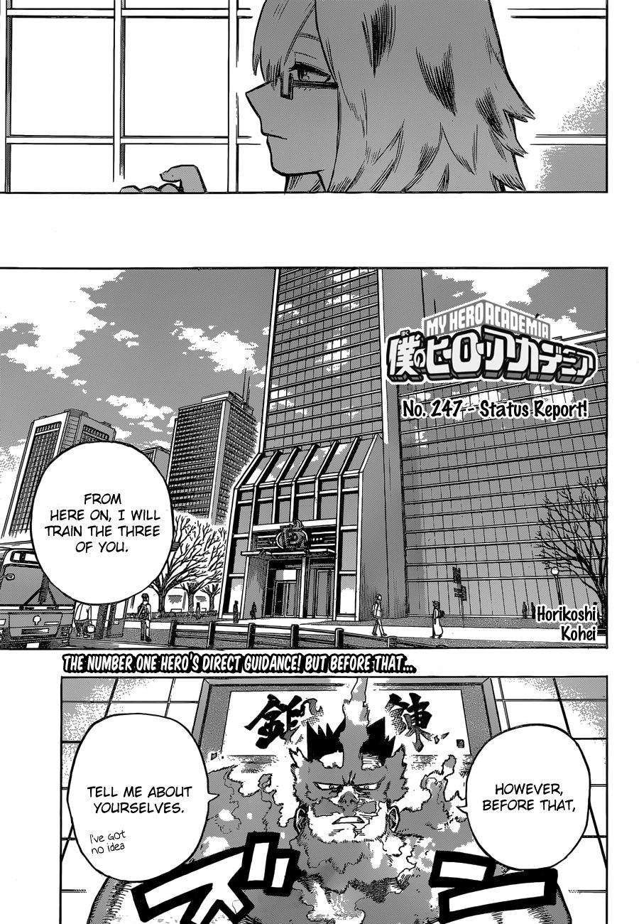 Boku no Hero Academia chapter 275 page 1