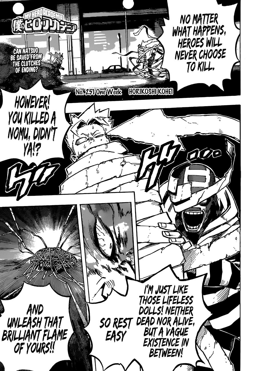 Boku no Hero Academia chapter 279 page 1