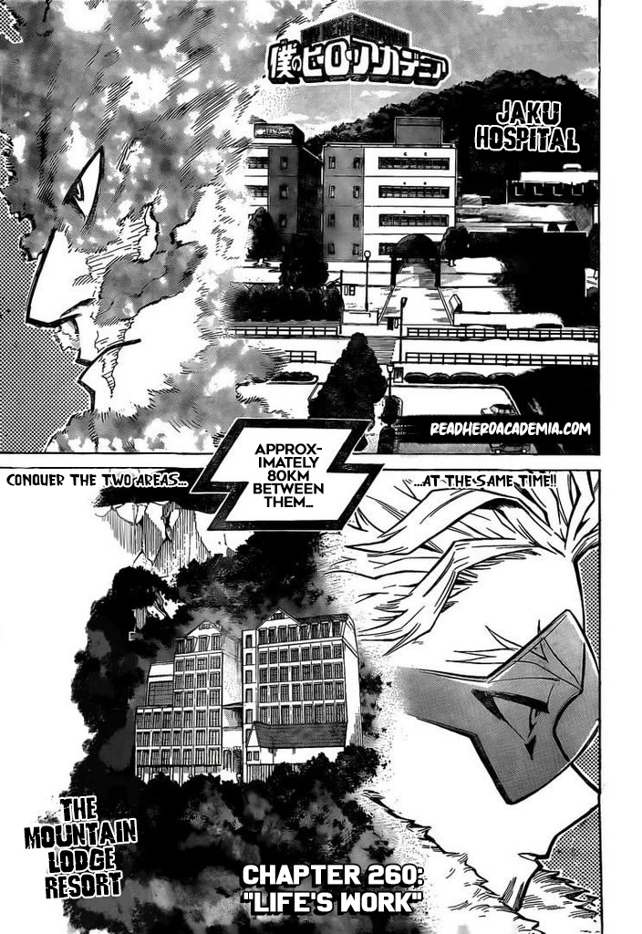 Boku no Hero Academia chapter 288 page 1