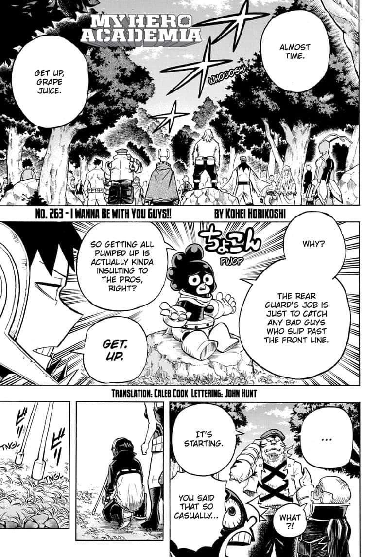 Boku no Hero Academia chapter 291 page 1