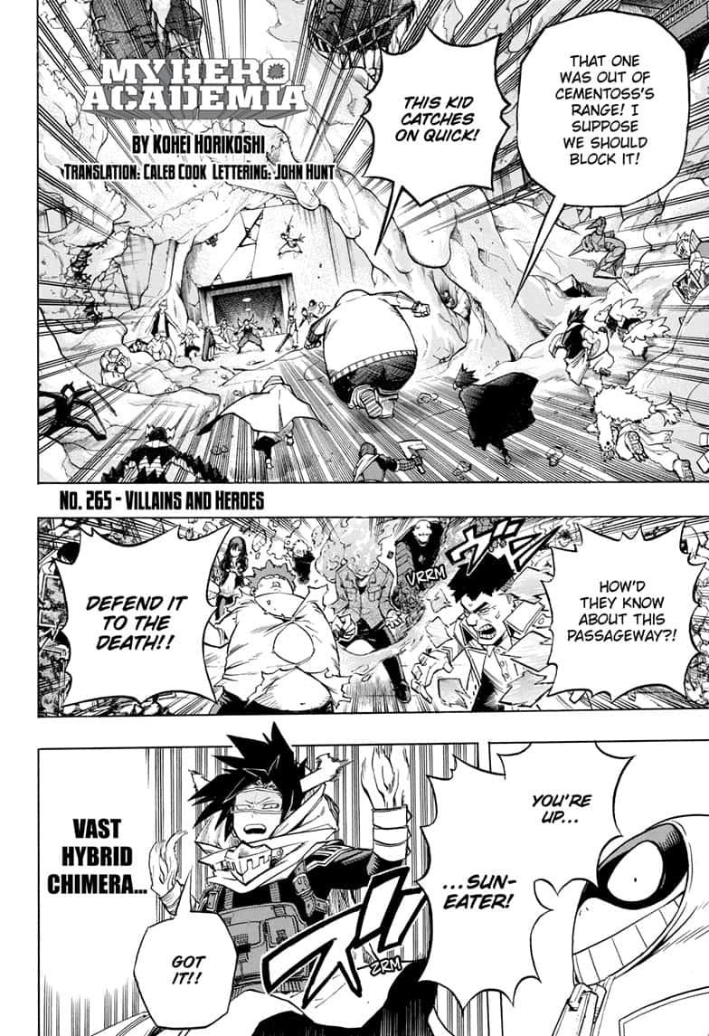 Boku no Hero Academia chapter 293 page 2