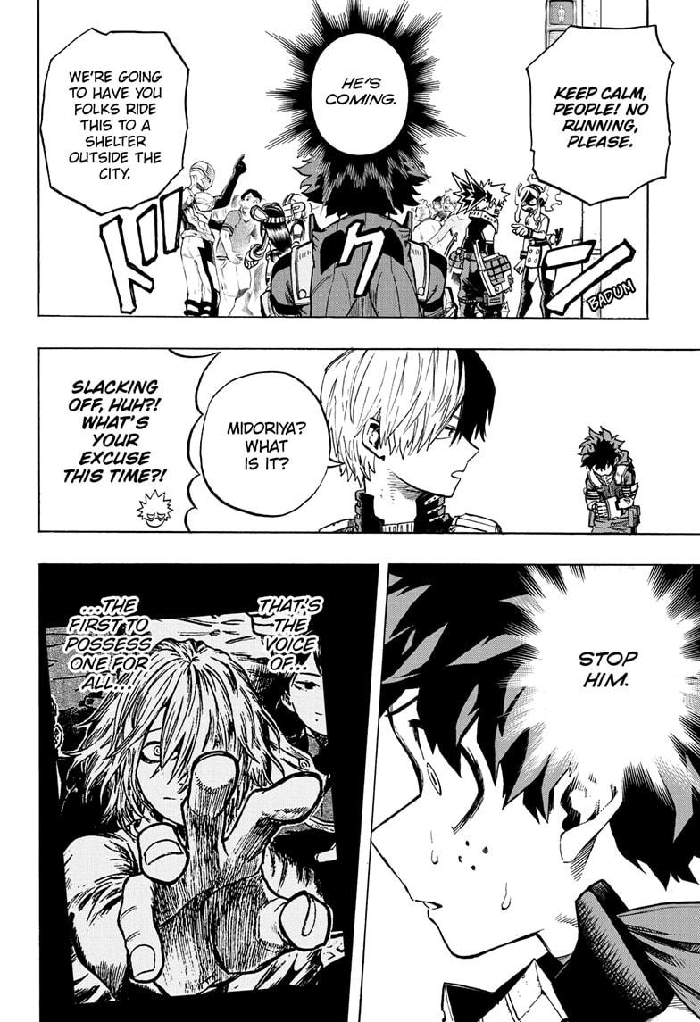 Boku no Hero Academia chapter 300 page 4
