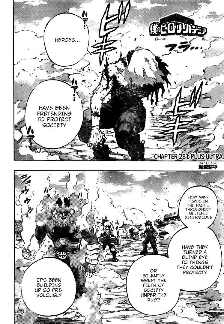 Boku no Hero Academia chapter 309 page 2