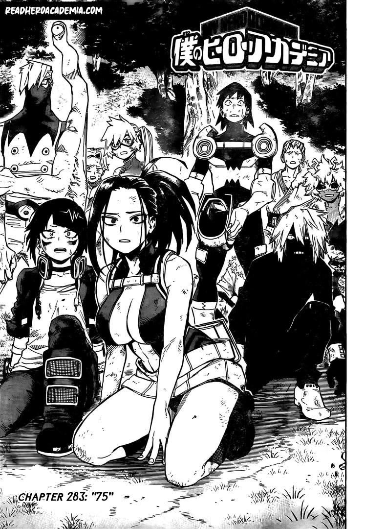 Boku no Hero Academia chapter 311 page 1