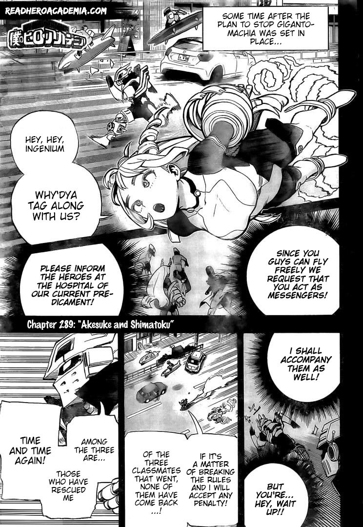 Boku no Hero Academia chapter 317 page 1