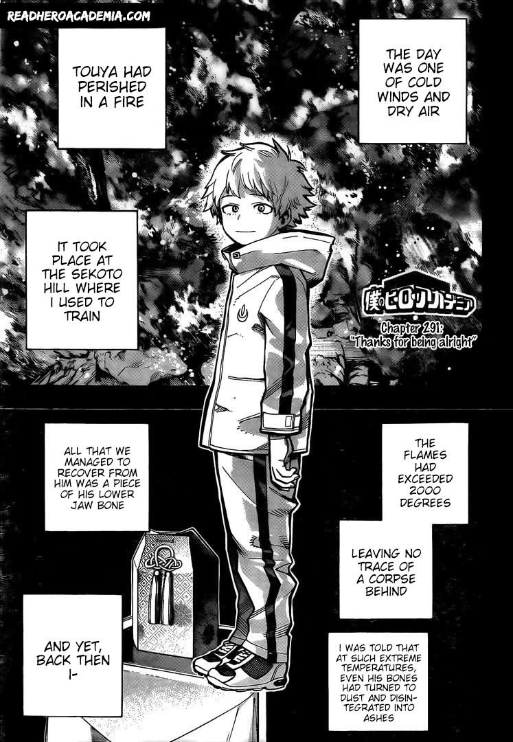 Boku no Hero Academia chapter 319 page 1