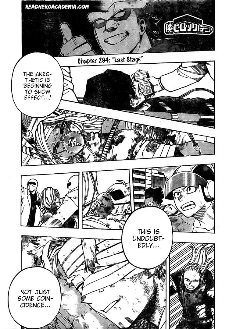 Boku no Hero Academia chapter 322 page 1