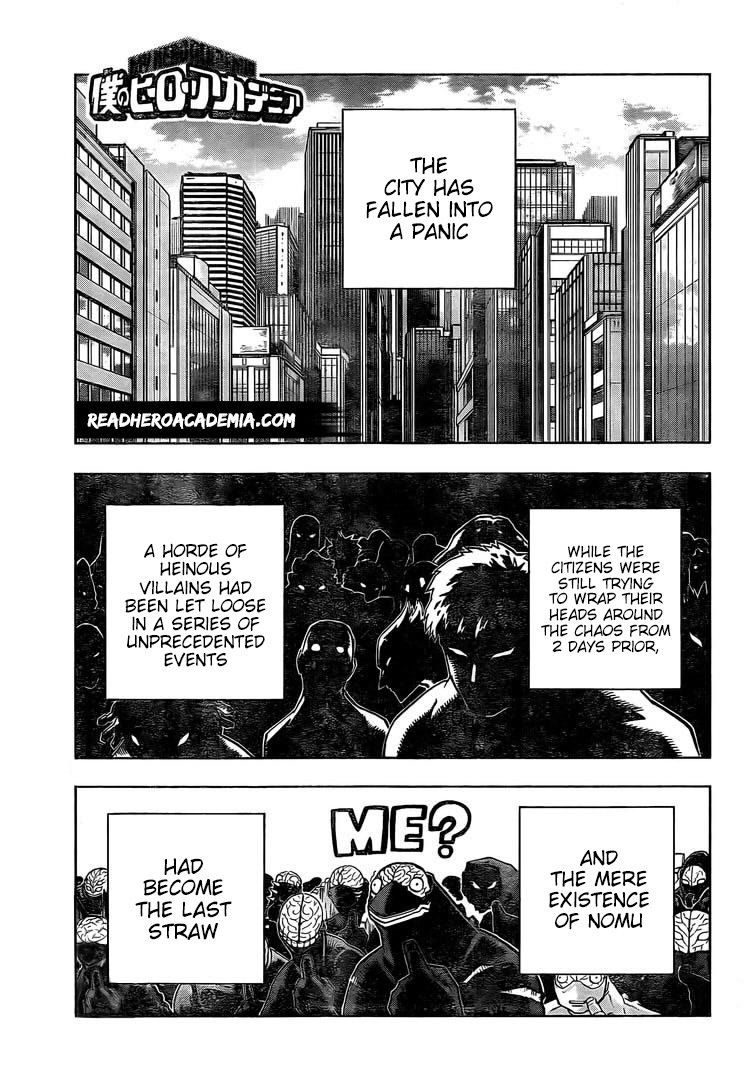 Boku no Hero Academia chapter 328 page 1