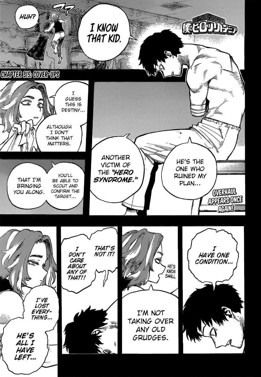 Boku no Hero Academia chapter 343 page 1