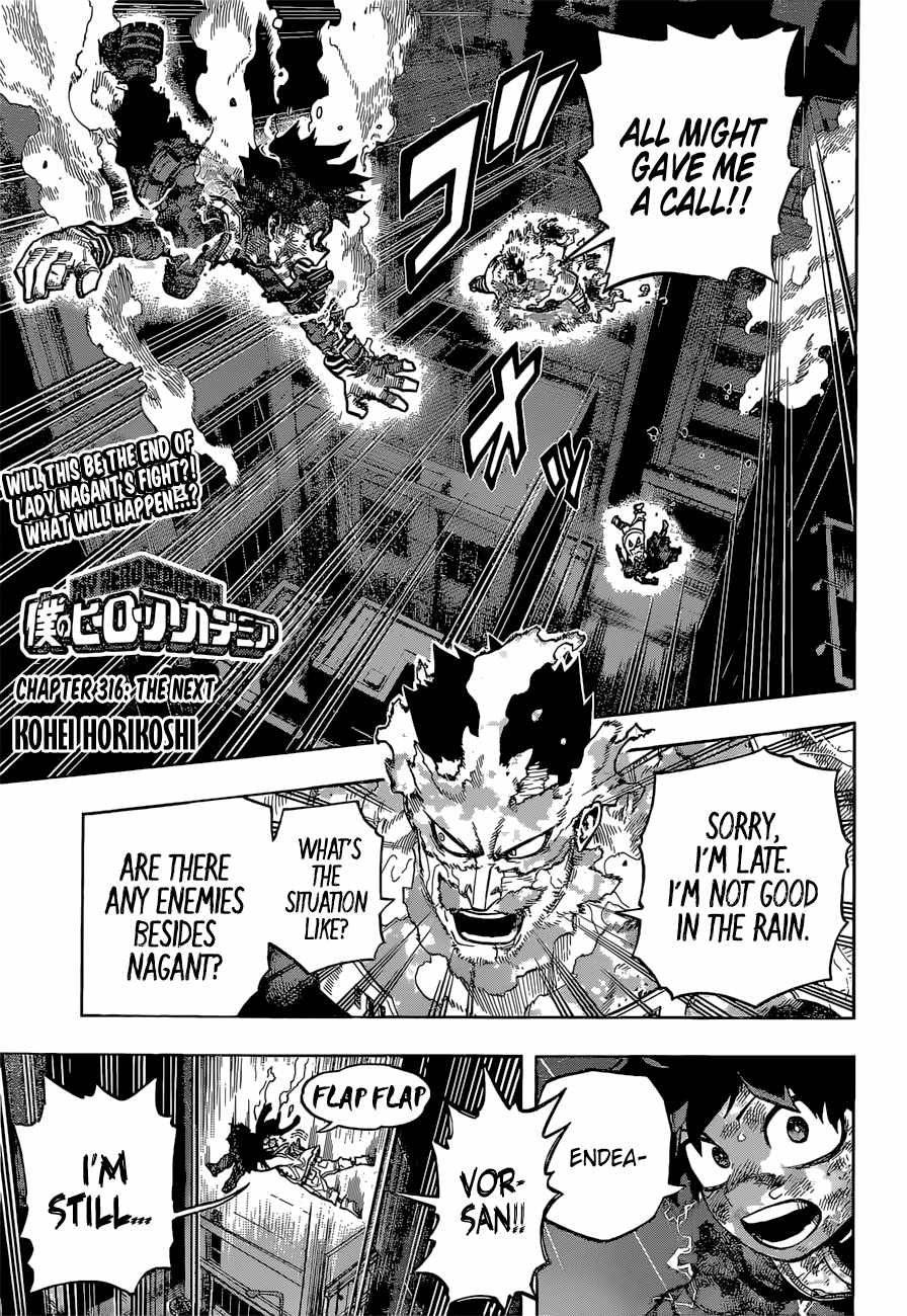 Boku no Hero Academia chapter 344 page 1