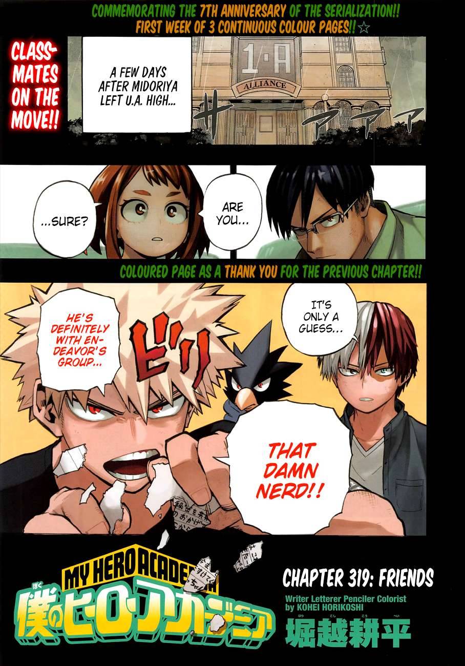 Boku no Hero Academia chapter 347 page 1