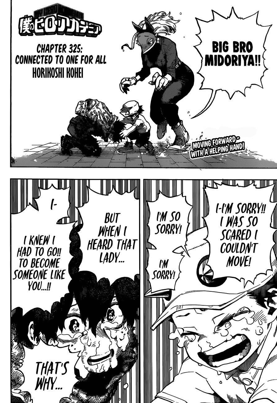 Boku no Hero Academia chapter 354 page 2
