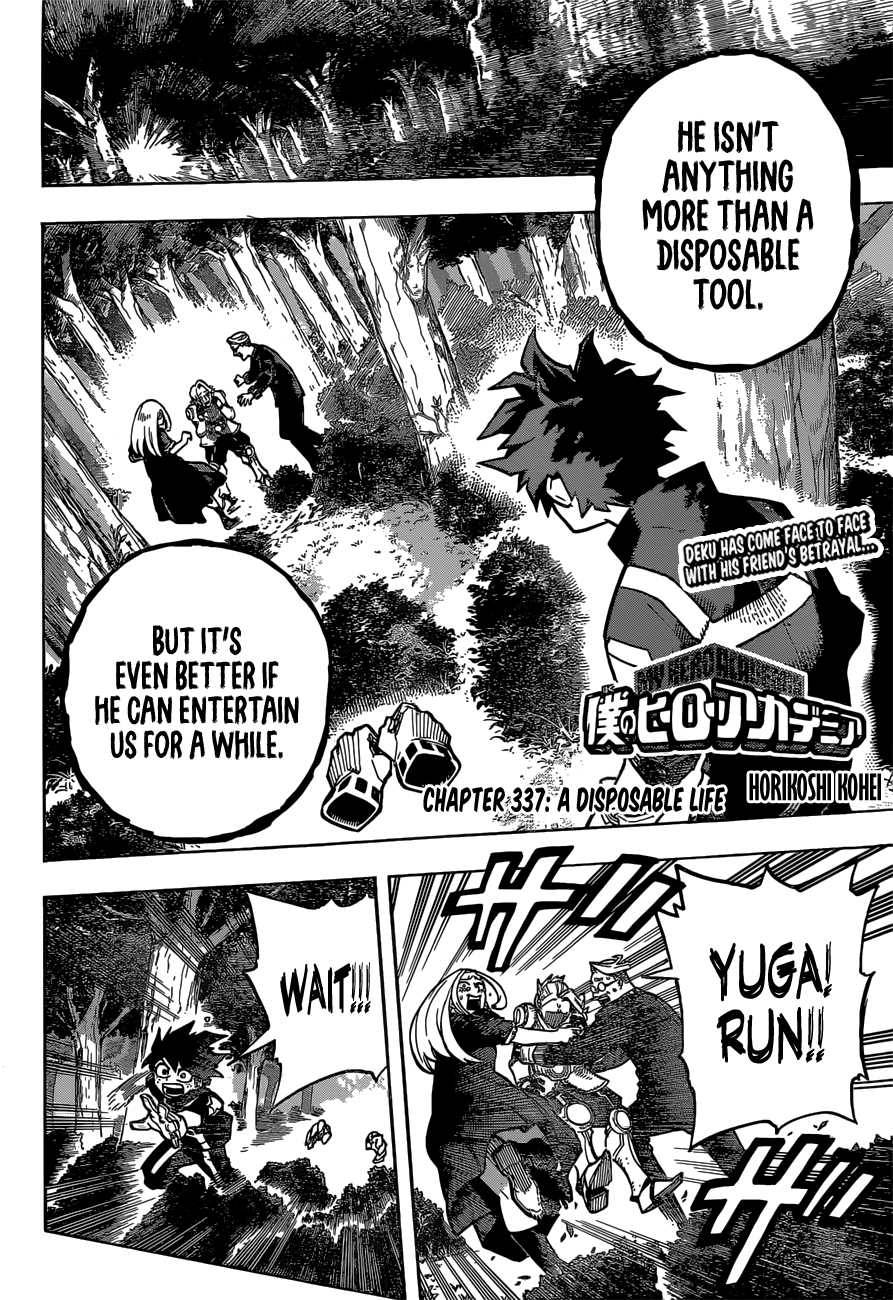 Boku no Hero Academia chapter 366 page 3