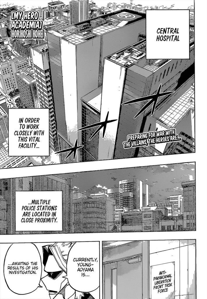 Boku no Hero Academia chapter 369 page 1