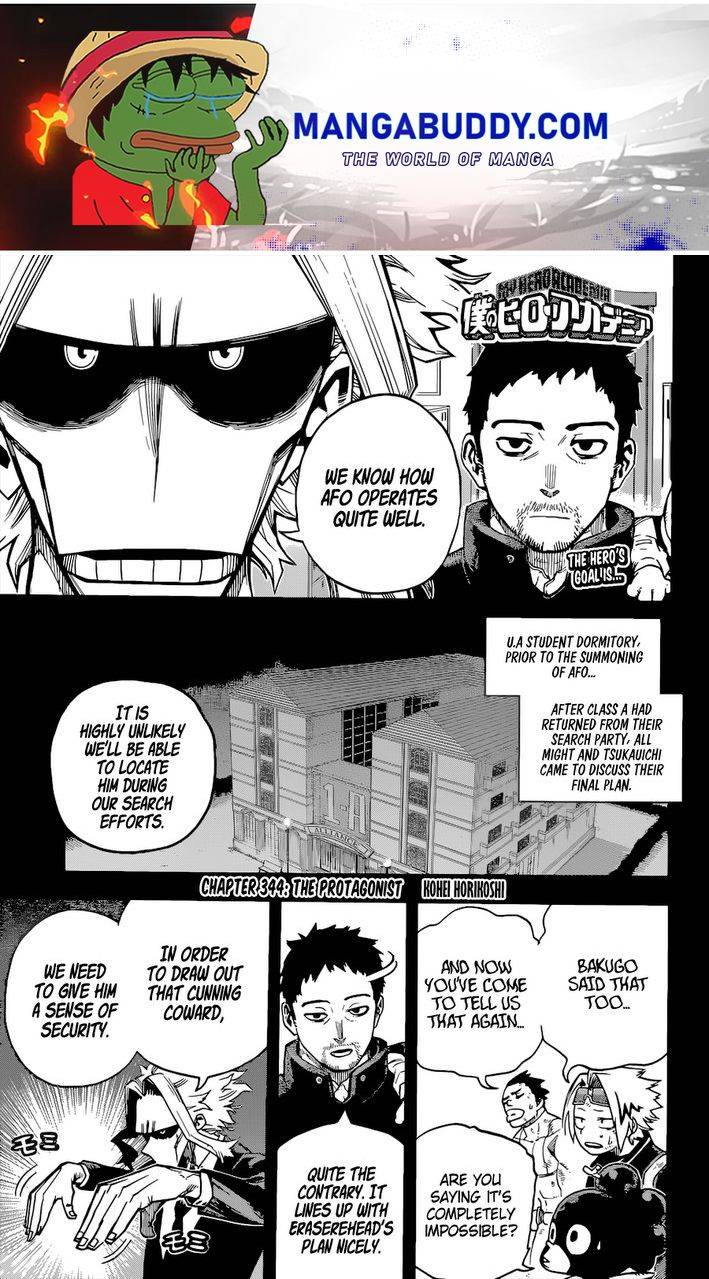 Boku no Hero Academia chapter 373 page 1