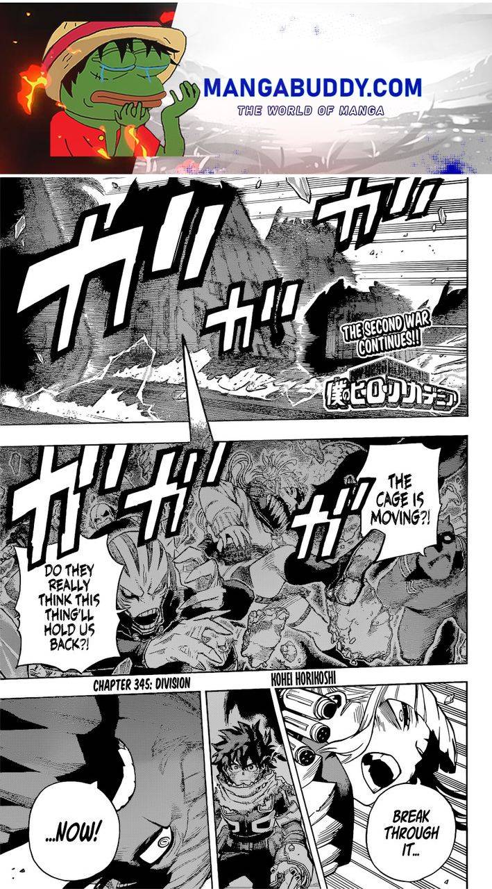 Boku no Hero Academia chapter 374 page 1