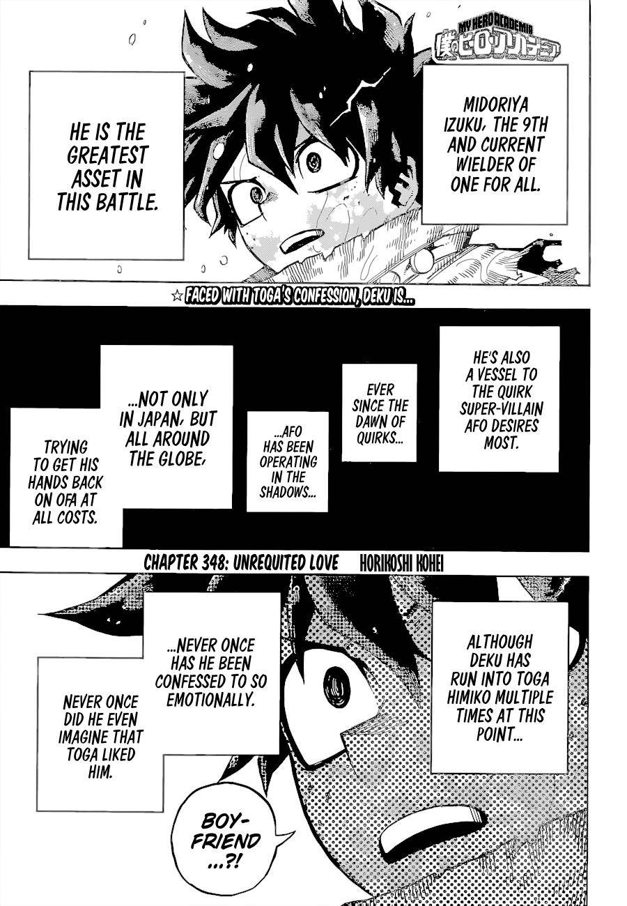 Boku no Hero Academia chapter 377 page 3