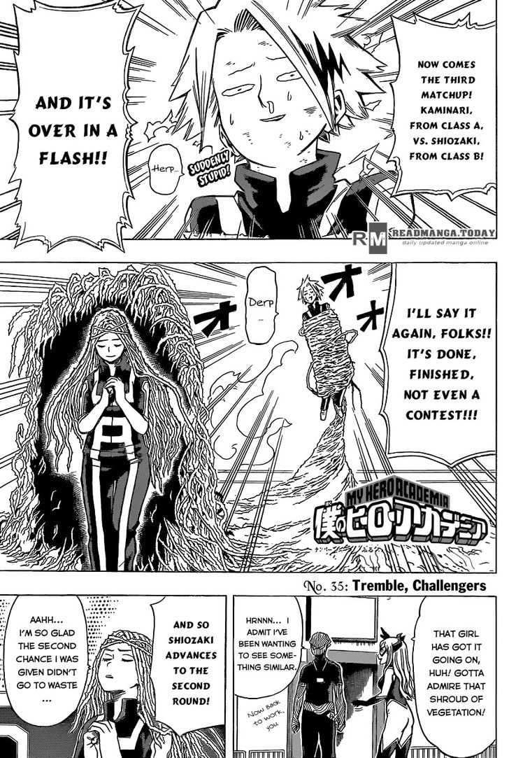 Boku no Hero Academia chapter 42 page 1