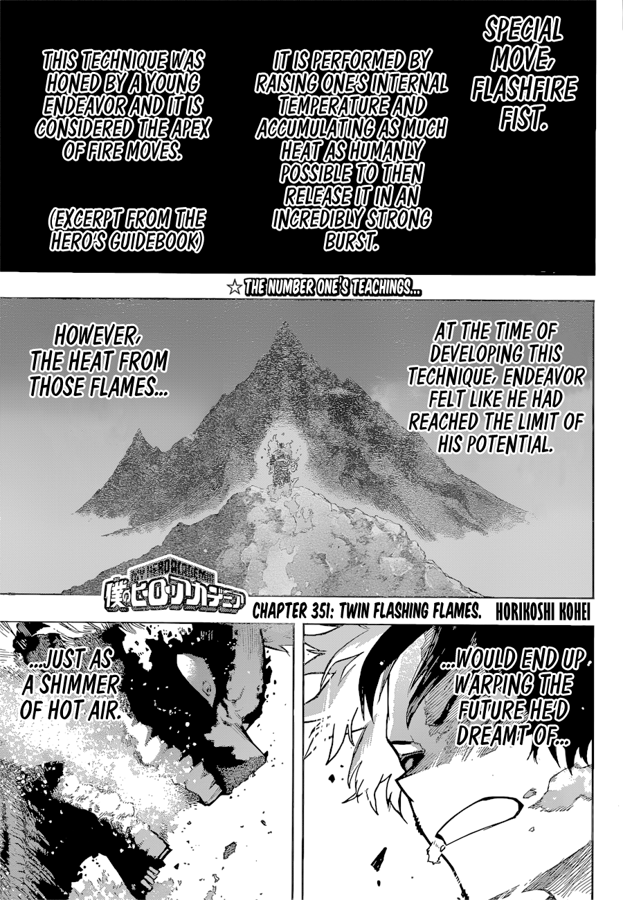 Boku no Hero Academia chapter 380 page 1