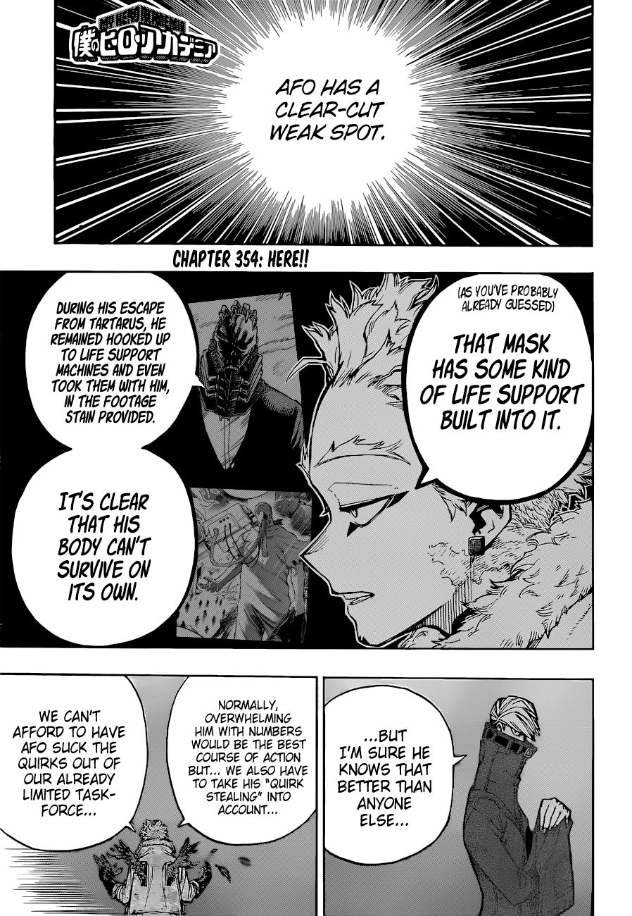 Boku no Hero Academia chapter 383 page 1