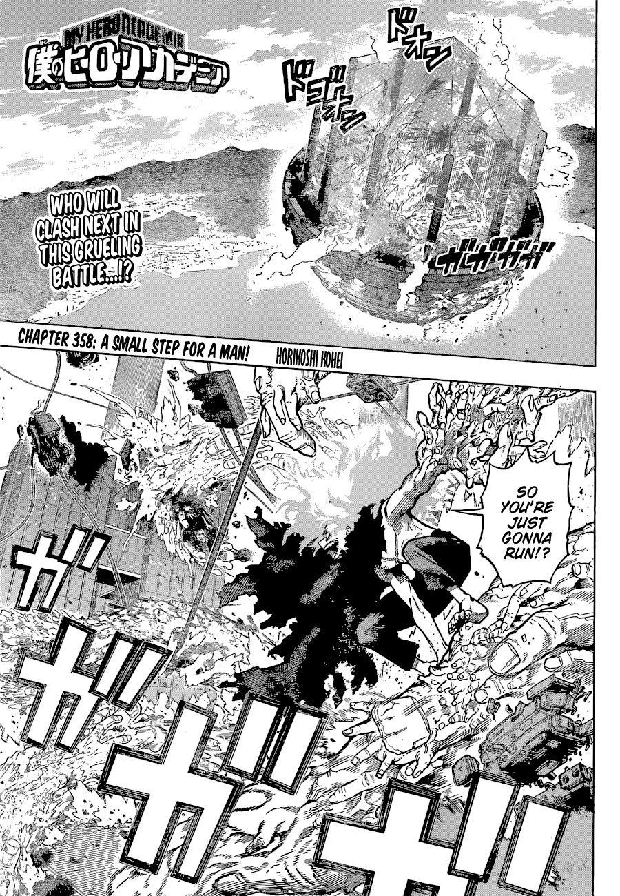 Boku no Hero Academia chapter 387 page 1
