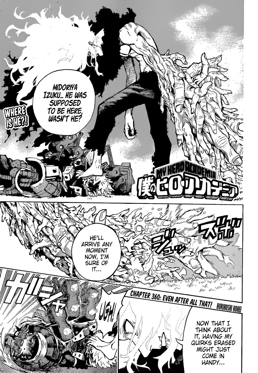 Boku no Hero Academia chapter 389 page 2