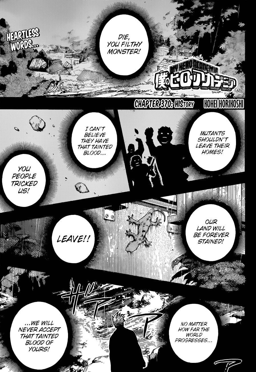 Boku no Hero Academia chapter 399 page 1