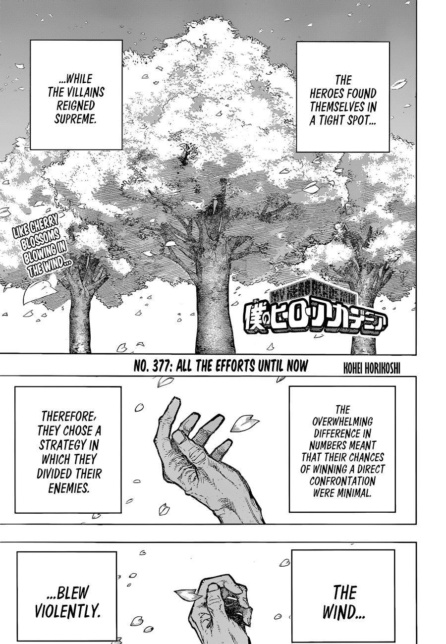Boku no Hero Academia chapter 406 page 1