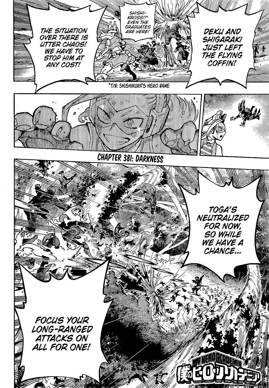 Boku no Hero Academia chapter 410 page 3