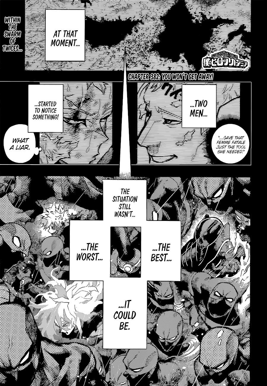 Boku no Hero Academia chapter 411 page 1