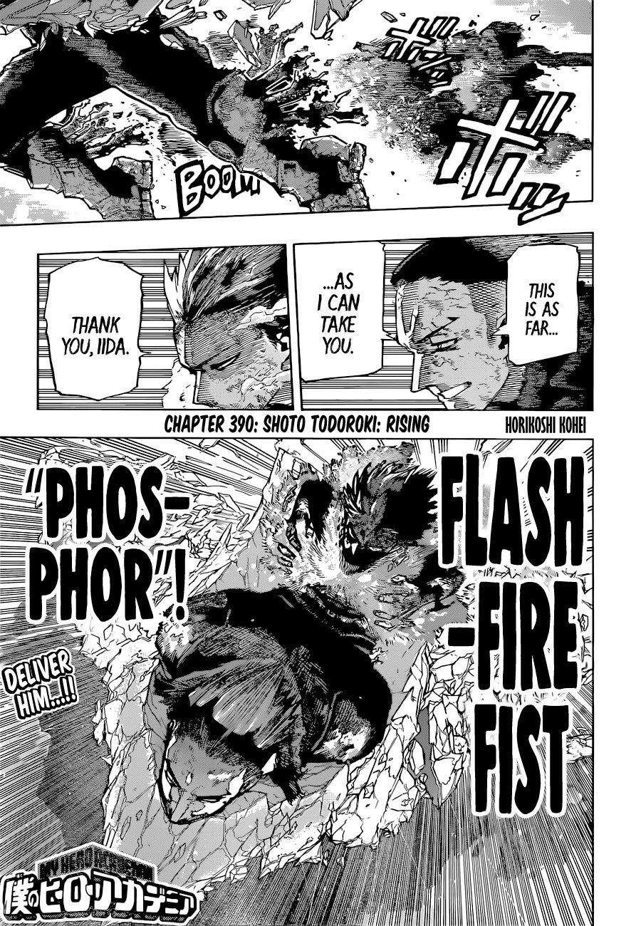 Boku no Hero Academia chapter 419 page 1