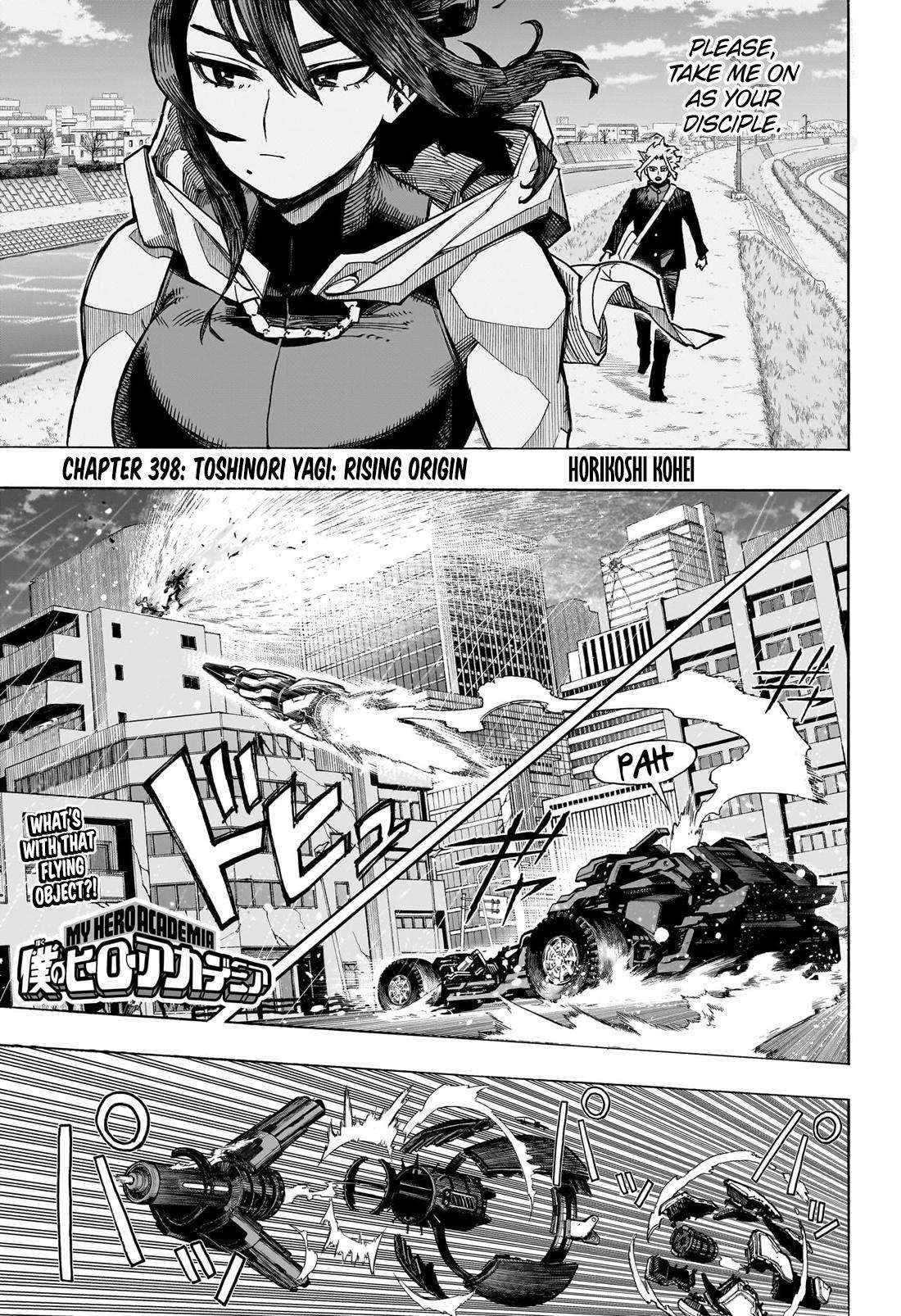 Boku no Hero Academia chapter 427 page 1