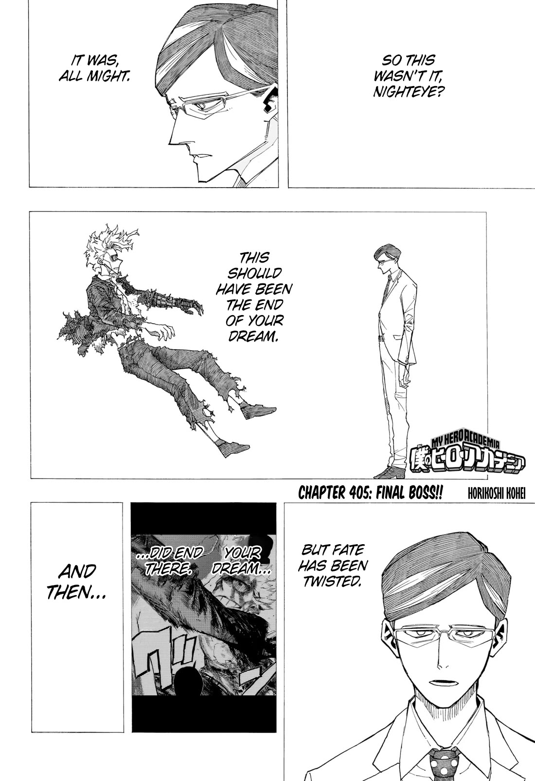 Boku no Hero Academia chapter 434 page 3