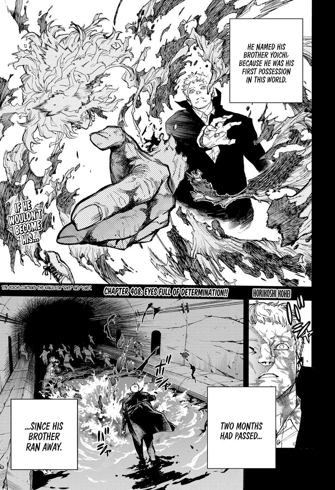 Boku no Hero Academia chapter 437 page 1
