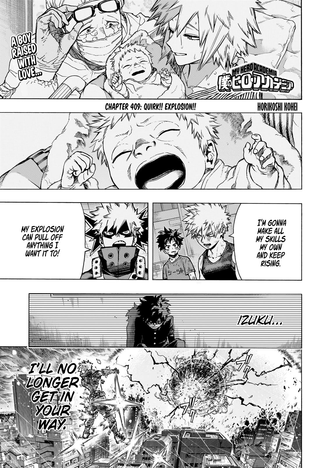 Boku no Hero Academia chapter 438 page 1