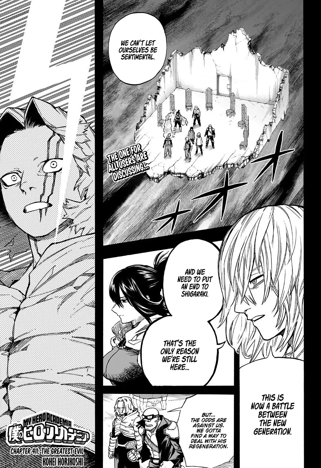 Boku no Hero Academia chapter 440 page 1