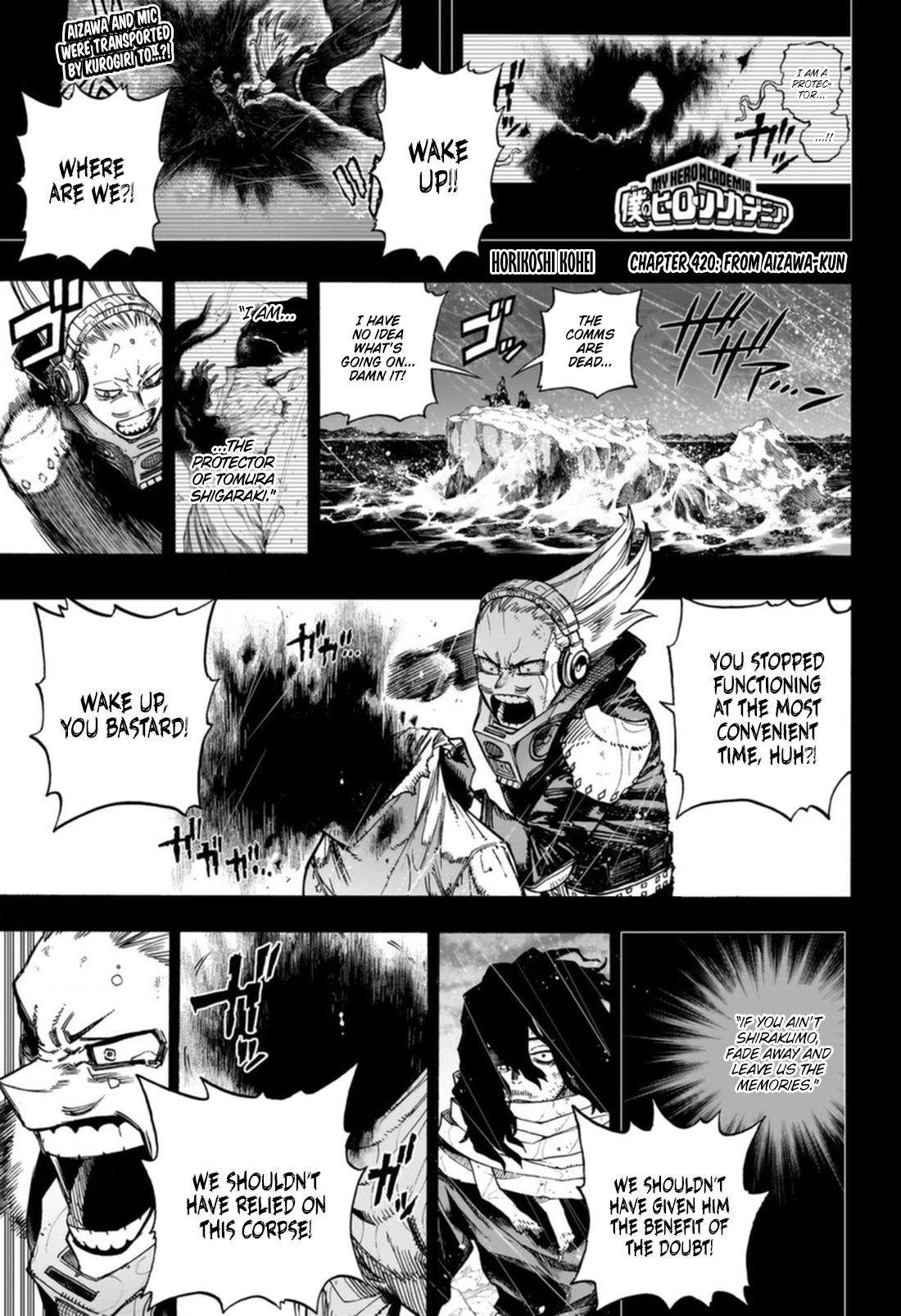 Boku no Hero Academia chapter 449 page 1