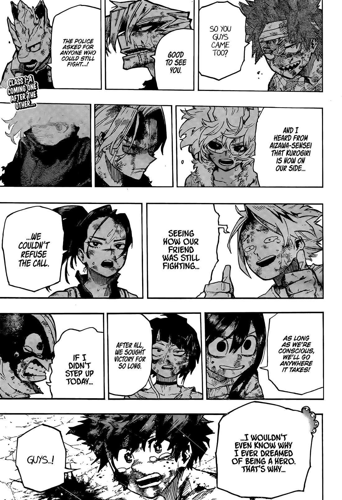 Boku no Hero Academia chapter 450 page 1